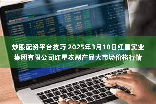 炒股配资平台技巧 2025年3月10日红星实业集团有限公司红星农副产品大市场价格行情